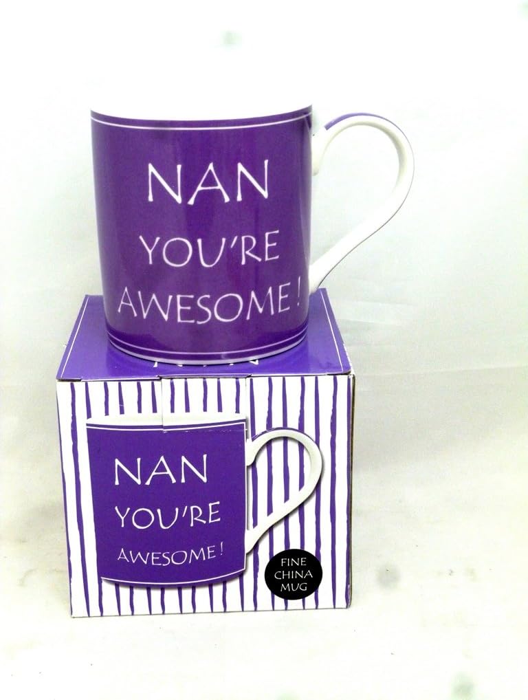 Nan   you're Awesome   Boxed Fine China Mug