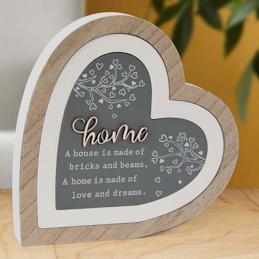 Lesser & Pavey Home 3D Heart Plaque for Gift & Decor | Ideal Signs & Plaque Birthday Gifts for Women & Men | Designed By Love and Affection...