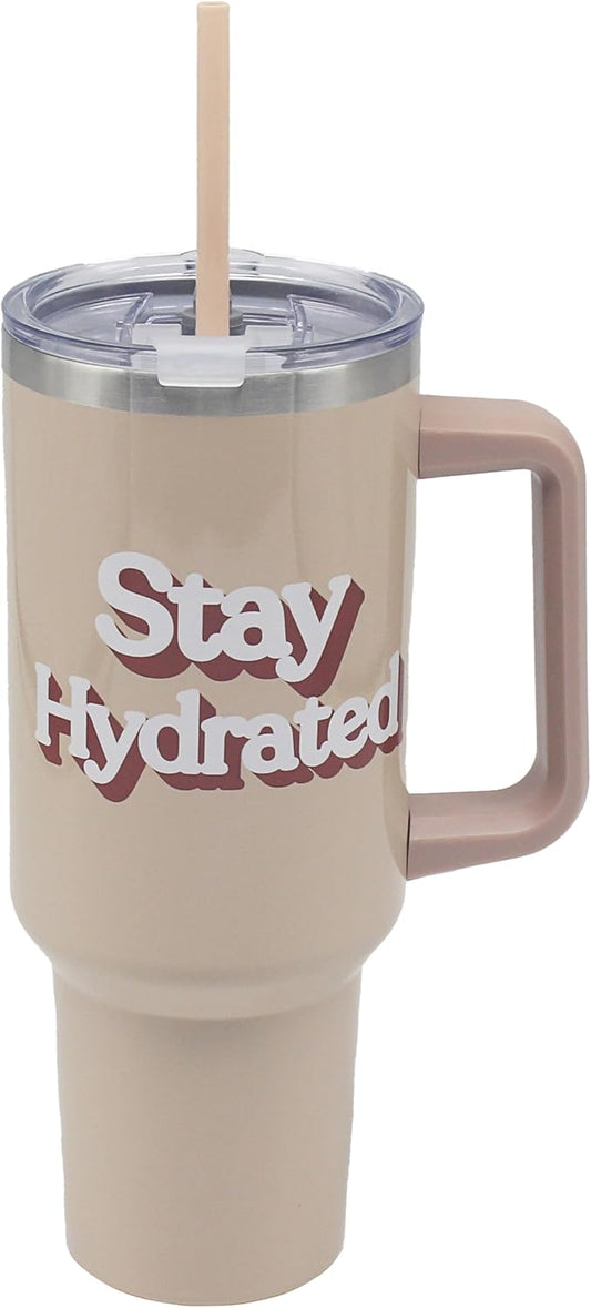 Stay Hydrated Double Walled Stainless Steel Drink Cup 1200ml for Kitchen | Lovely Coffee Cup Set for Home & Office | Coffee & Tea Cups for Enjoying Hot Drinks