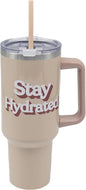 Stay Hydrated Double Walled Stainless Steel Drink Cup 1200ml for Kitchen | Lovely Coffee Cup Set for Home & Office | Coffee & Tea Cups for Enjoying Hot Drinks