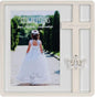 Silver Plated & Epoxy Cross Frame - Confirmation  Widdop 4" x 6"