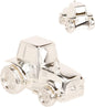 Silverplated Tractor Money Box