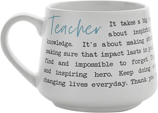 Widdop Teacher Message Stoneware Mug
