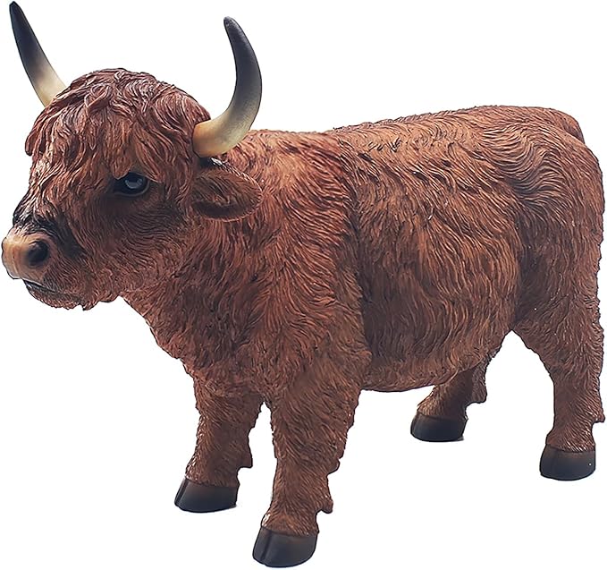 Lesser & Pavey Highland Cow Ornaments For Gift | Lovely Highland Cow Gifts For Home and Office Decoration | From The Leonardo Collection Animal Ornaments Range -LP72466
