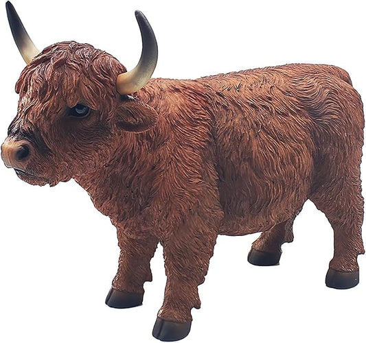 Lesser & Pavey Highland Cow Ornaments For Gift | Lovely Highland Cow Gifts For Home and Office Decoration | From The Leonardo Collection Animal Ornaments Range -LP72466