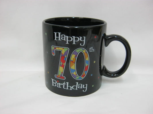 Happy 70th Birthday Jumbo Mug