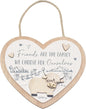 Lesser & Pavey Love & Affection Highland Cow Wooden Plaque - Friends For Home Decor & Gift | Wooden and Acrylic Plaques For Home and Office | Ideal Signs & Plaque Birthday Gifts For Women & Men