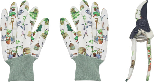 The Leonardo Collection Green Fingers Garden Tool Set For Gardening | Ideal Tool Kit & Gardening Gifts For Women & Men | Durable Garden Tools & Hand Tools For Daily Garden Work