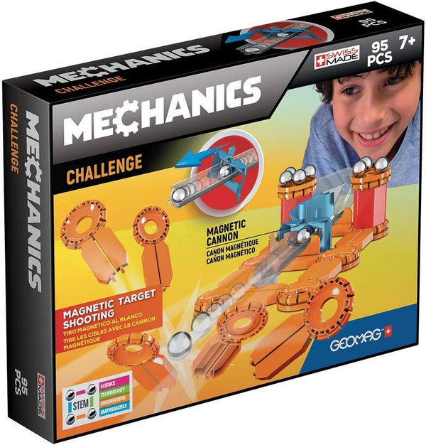 Geomag 771 771-Mechanics Challenge, Mechanical, 95 Pieces N.A Building Toys, Magnetic Construction, Multicoloured