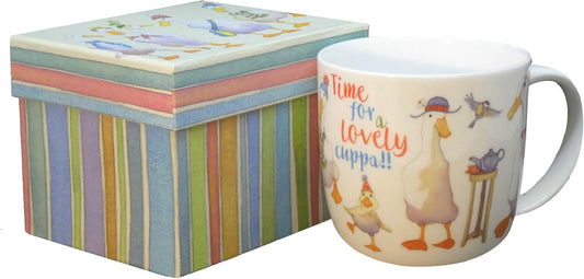Animal Magic Cup of Tea Bone China Mug with Gift Box