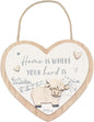 Lesser & Pavey Love & Affection Highland Cow Wooden Plaque - Home For Home Decor & Gift | Wooden and Acrylic Plaques For Home and Office | Ideal Signs & Plaque Birthday Gifts For Women & Men