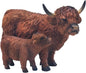 Lesser & Pavey Highland Cow with Calf Ornaments For Gift | Lovely Highland Cow Gifts For Home and Office Decoration | From The Leonardo Collection Animal Ornaments Range -LP72464