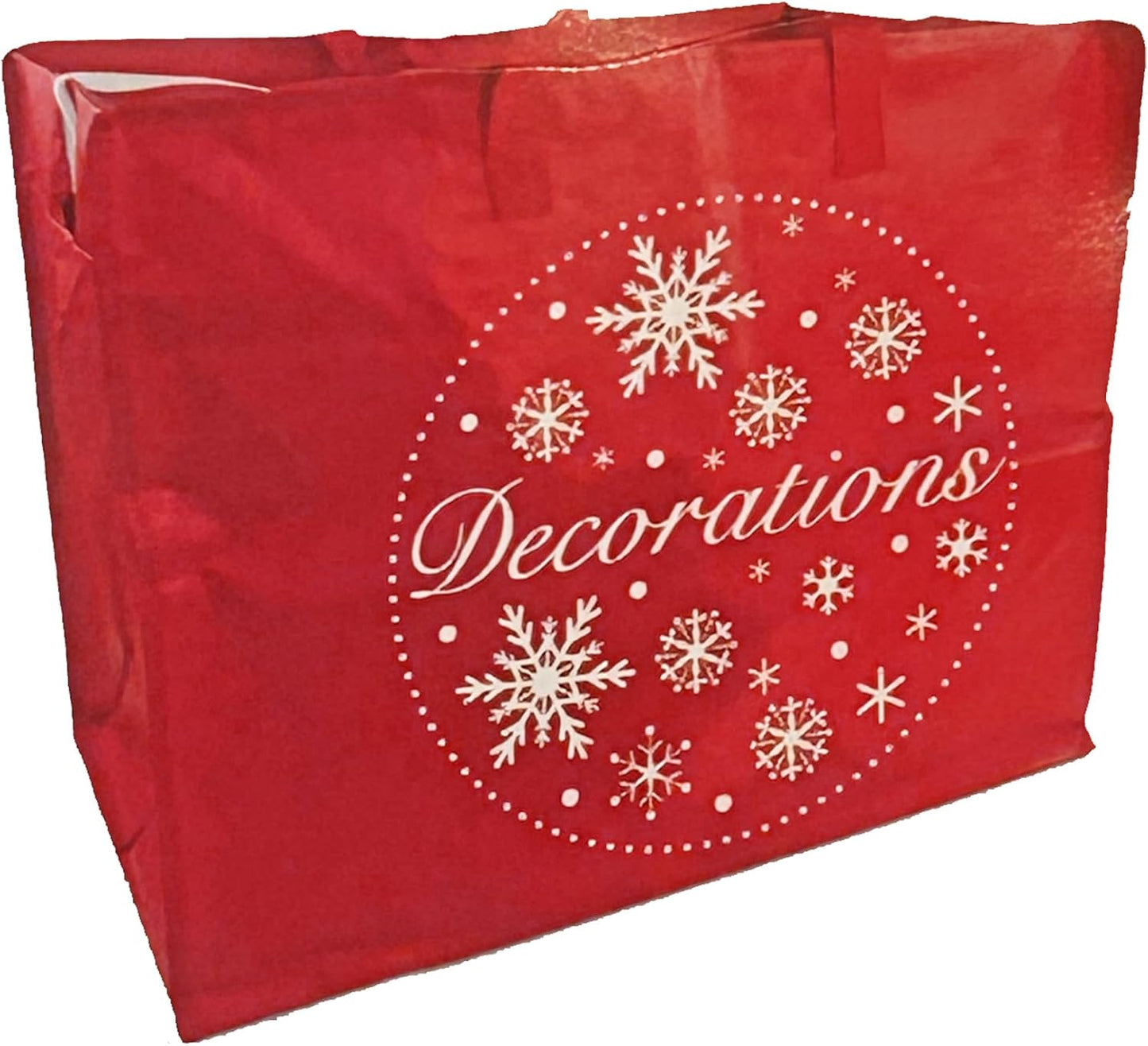 Christmas Decoration Re-usable Storage Bag with Handles and Zip 58cm x 30cm