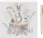 The Leonardo Collection Paper Shed Design Hare & Bird Memo Pad & Pen for Notes | Daily Memo for Office Use As 2025 Diary | Ideal Journals for Women...