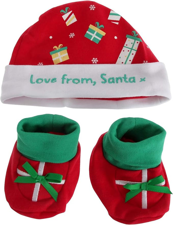 Baby Hat and Booties gift set