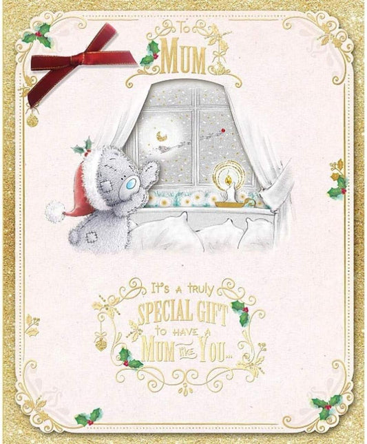 Me To You Hand Made Christmas Card - Mum