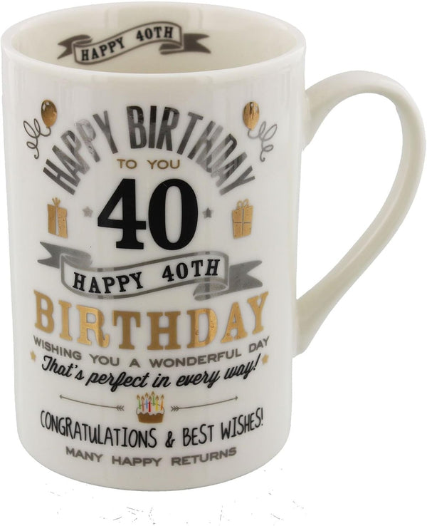 Signography 40th Birthday Gift Mug (CM24540)