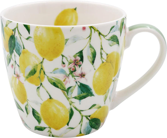 Lesser & Pavey British Designed Mug  for Tea and Coffee Cups Lemon Grove Breakfast Mug