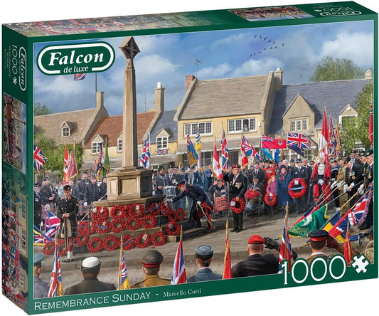 Jumbo, Falcon de luxe - Remembrance Sunday, Jigsaw Puzzles for Adults, 1000 piece