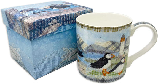 Coastal Tweedies Bone China Mug with Gift Box