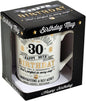 Signography 30th Birthday Gift Ceramic Mug (CM24530), White