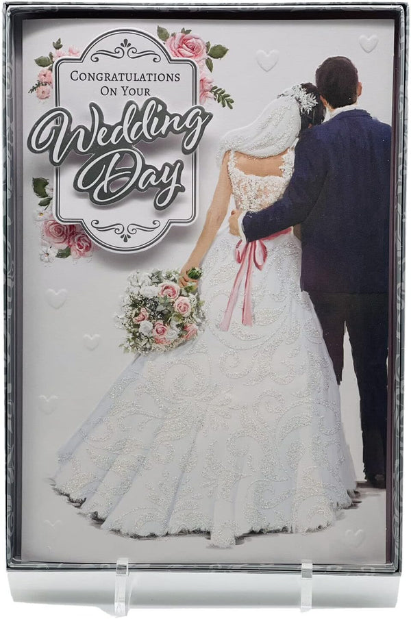 CONGRATULATIONS ON YOUR WEDDING DAY BOXED CARD