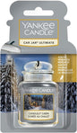 Yankee Candle Car Jar Ultimate Air Freshener, Candlelit Cabin, Alpine Christmas Collection  pine