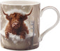 Highland Cow Bubble Bath Mug for Hot & Cold Drinks | Fine China Tea and Coffee Cups for Home & Office | Comfortable & Easy-to-Hold Coffee Mugs for Beverages & Daily Use