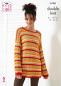 King Cole Women’s Knitting Pattern Double Knit Sweater and Top (6185), 32” – 42” (81cm – 107cm) Bust