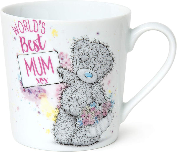 Me to You AGM01053 Tatty Teddy 'World's Best Mum' Mug in a Gift Box - Official Collection, Blue,