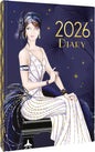 Art Deco 2026 A5 Weekly View Diary | Hardback Organiser with Claire Coxon Artwork | Planner for Appointments, Notes & Scheduling