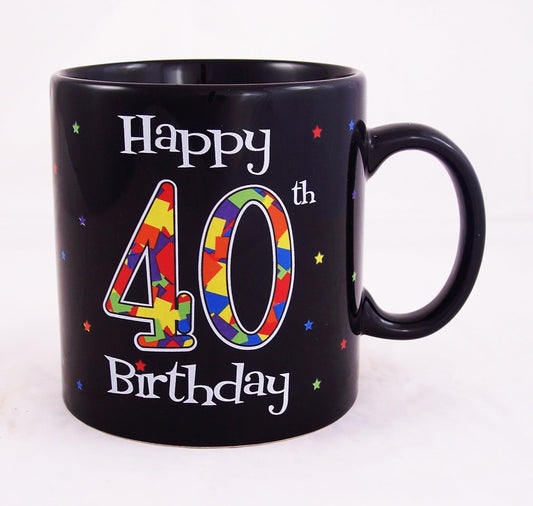 Happy 40th Birthday 20oz Jumbo Mug