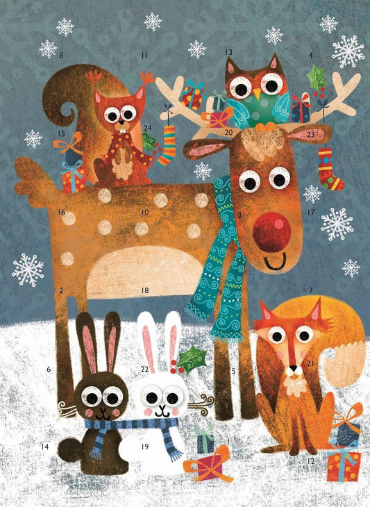 Reindeer and Friends A3 Advent Calendar