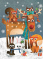 Reindeer and Friends A3 Advent Calendar