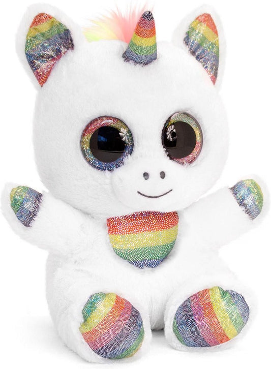Keel Toys 15cm Animotsu Rainbow Sparkle Unicorn