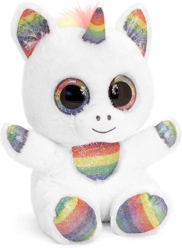Keel Toys 15cm Animotsu Rainbow Sparkle Unicorn