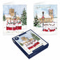 Tom Smith Boxed Christmas Cards Pack - 15 Luxury Xmas Cards with Envelopes and Seals - Seasonal Church and Choir Designs - Recycled Eco Friendly Christmas Card Set
