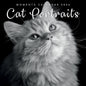 Black & White Cat Portraits 2026 Calendar 16 Month Family Square Wall 2026 UK | Planner with Large Grid for Home or Office Organisation - 2026/2025 UK