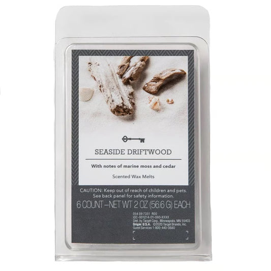 seaside  driftwod   Wax Melts - 6 Count - Net WT 2 oz
