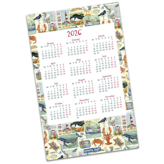 emma  ball  2026 Calendar Tea Towel