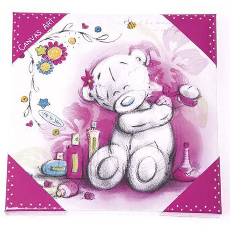 Sketchbook Me to You Bear Canvas Print Medium