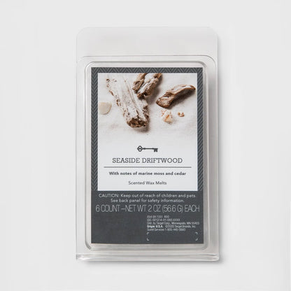 seaside  driftwod   Wax Melts - 6 Count - Net WT 2 oz