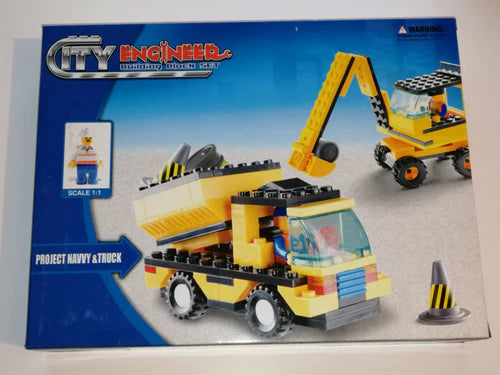 Weagle navvy & truck set building blocks