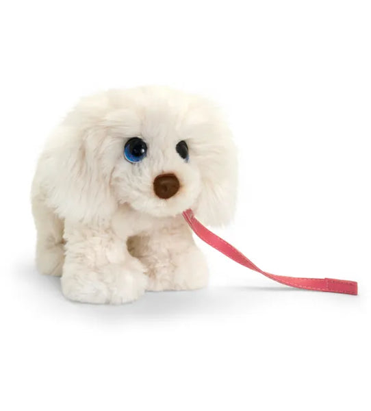 KEEL SIGNATURE CUDDLE PUPPY ON LEAD LABRADOODLE SD2569L 30cm