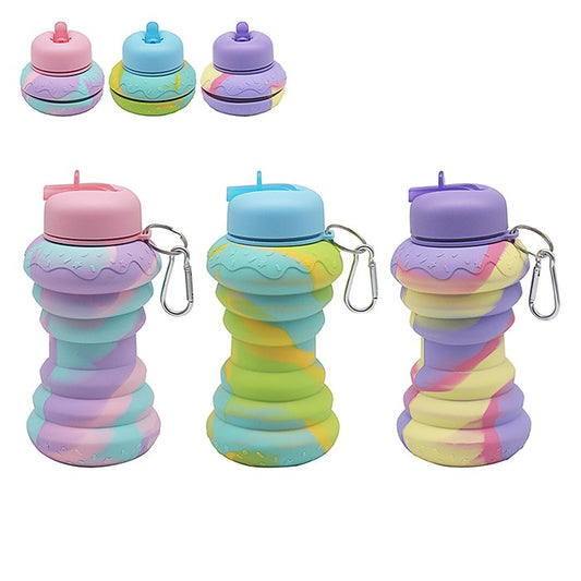 Collapsible Water Bottle Donut     one