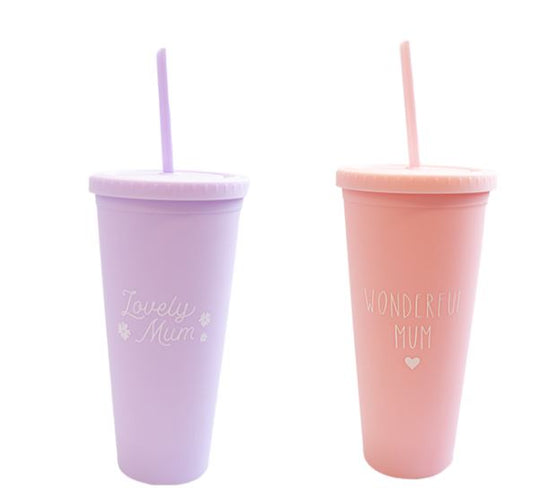 MOTHER'S DAY REUSABLE COLD CUP 24OZ  ONE SUPPLIED