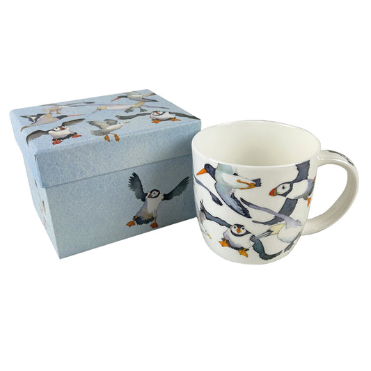 FLYING SEABIRDS BONE CHINA MUG WITH GIFT BOX SKU: MUG71