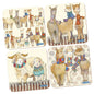 ALPACAS & FRIENDS ASSORTED PACKED COASTERS (4PACK)