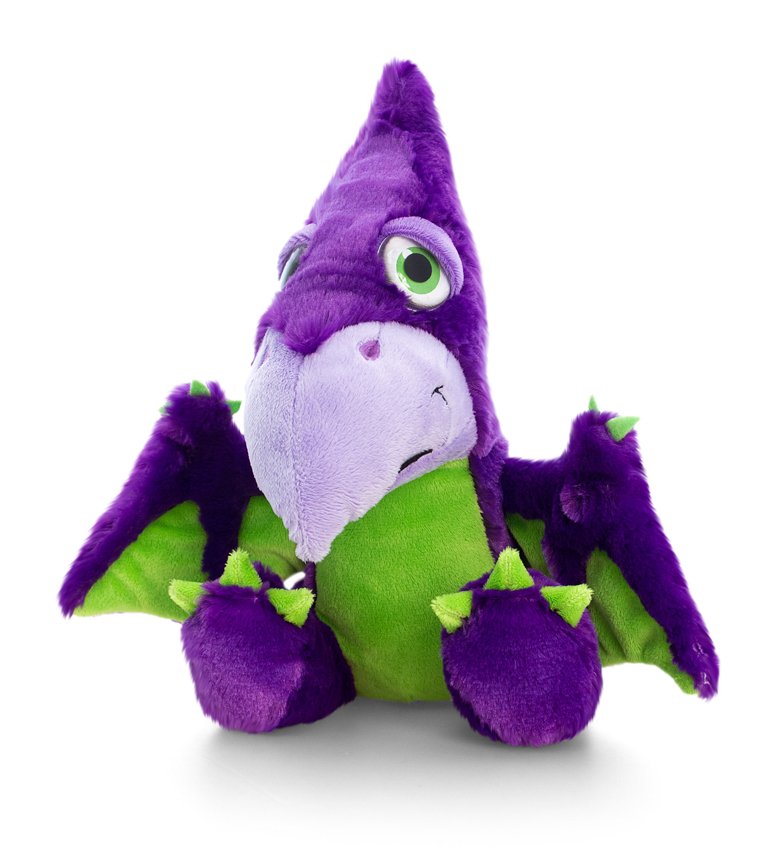 Keel Toys Hugasaurus 16 cm Dinosaur Pterodactyl Purple Soft Plush Toy