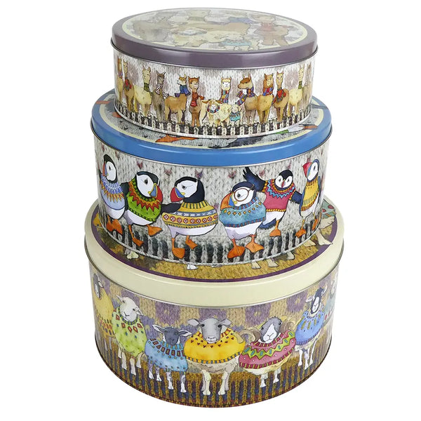 WOOLLIES CAKE TIN SET OF 3